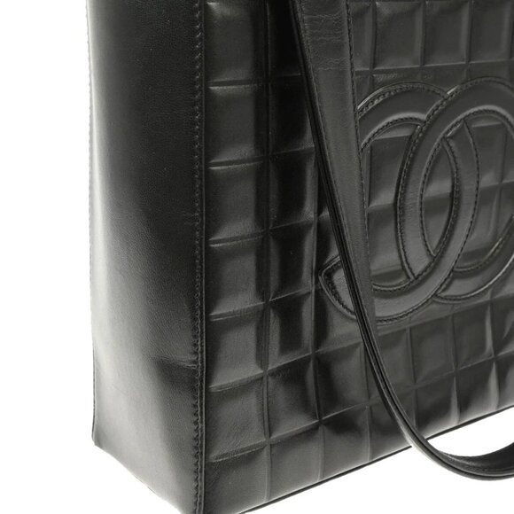 Chanel Black Lambskin Choco Bar Handbag 184839 - Picture 10 of 11